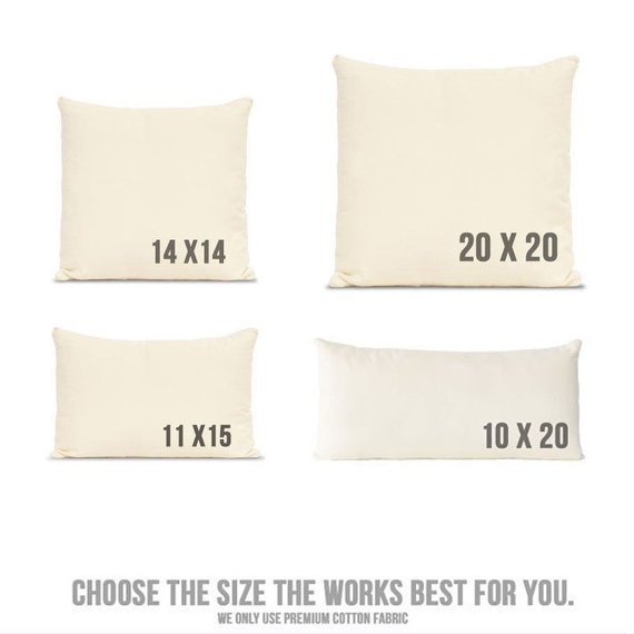 Custom size pillow - home decor